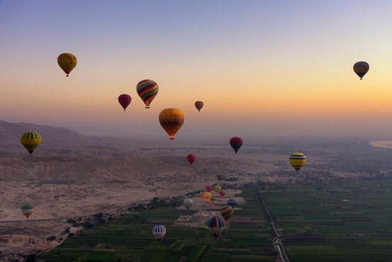 Hot Air Ballooning in Luxor